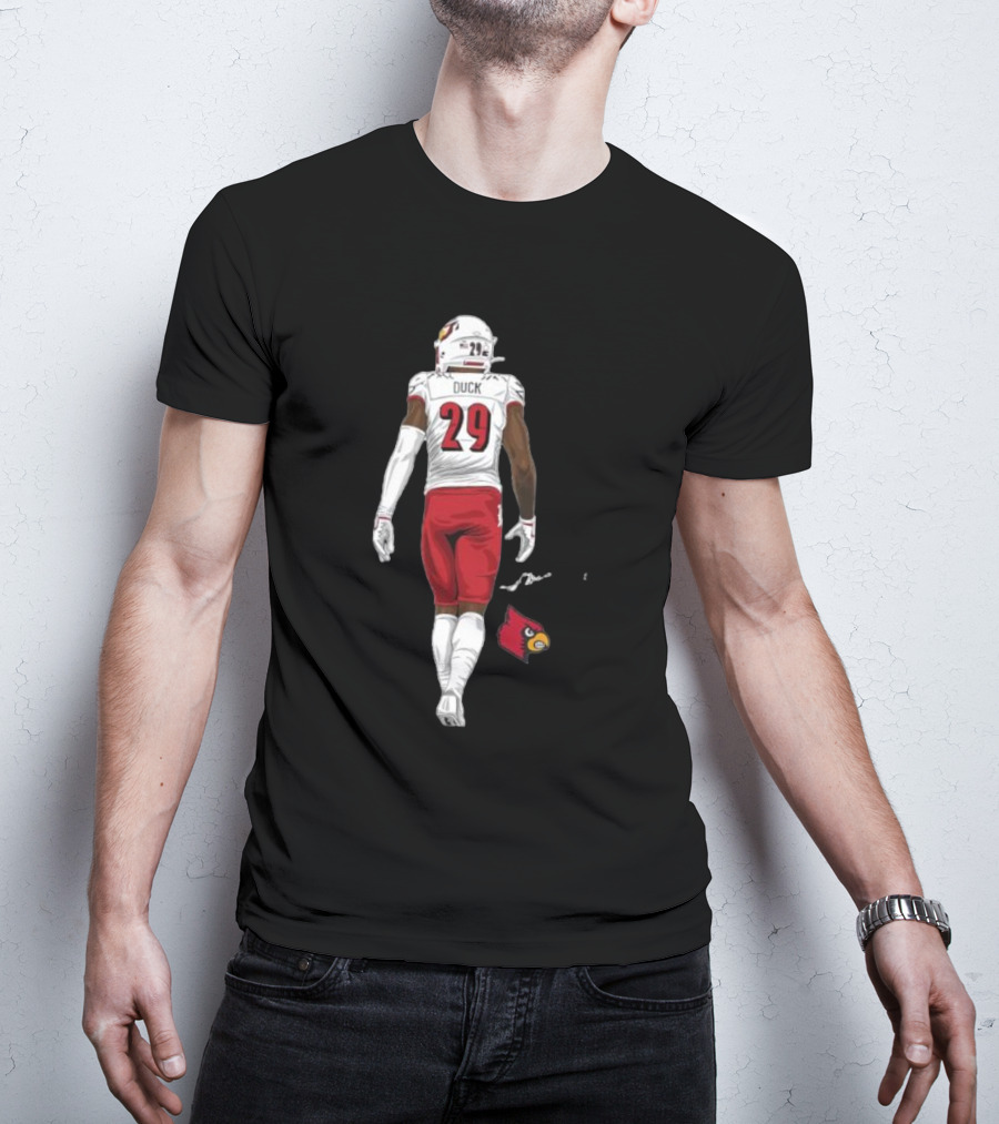 Storm Duck Louisville Cardinals Football Player Number 29 T-Shirt