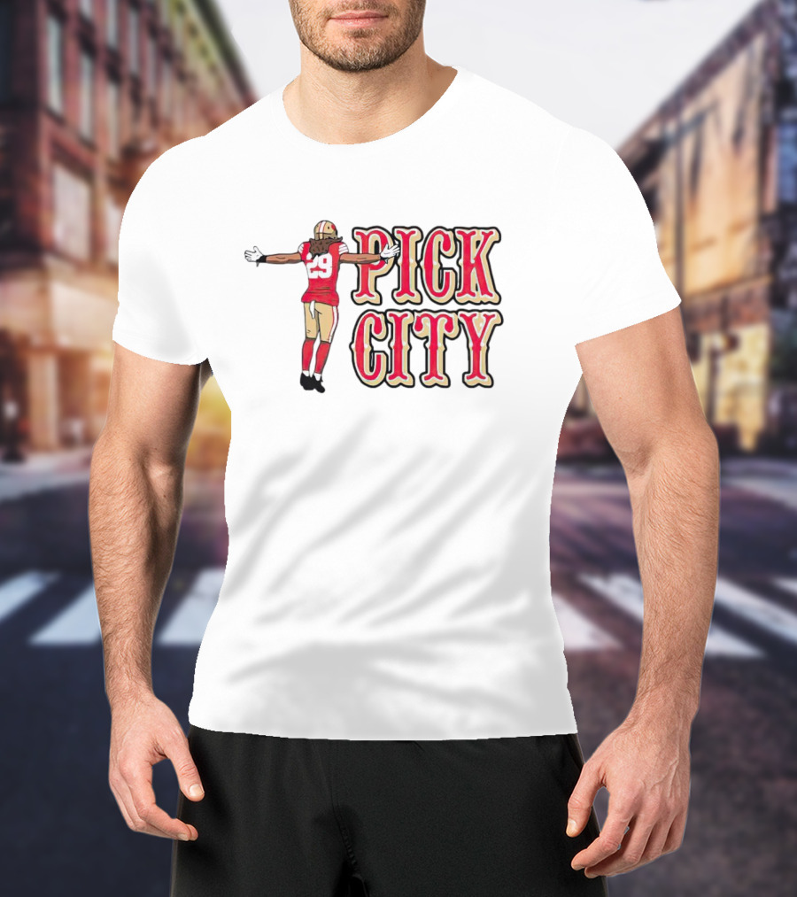 Talanoa Hufanga Pick City 49ers T-Shirt