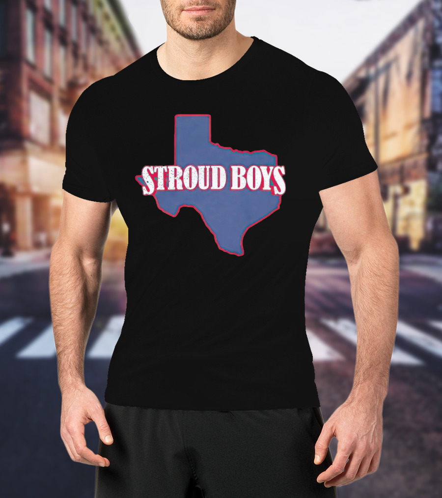 Texas Stroud Boys Texas Map T-Shirt