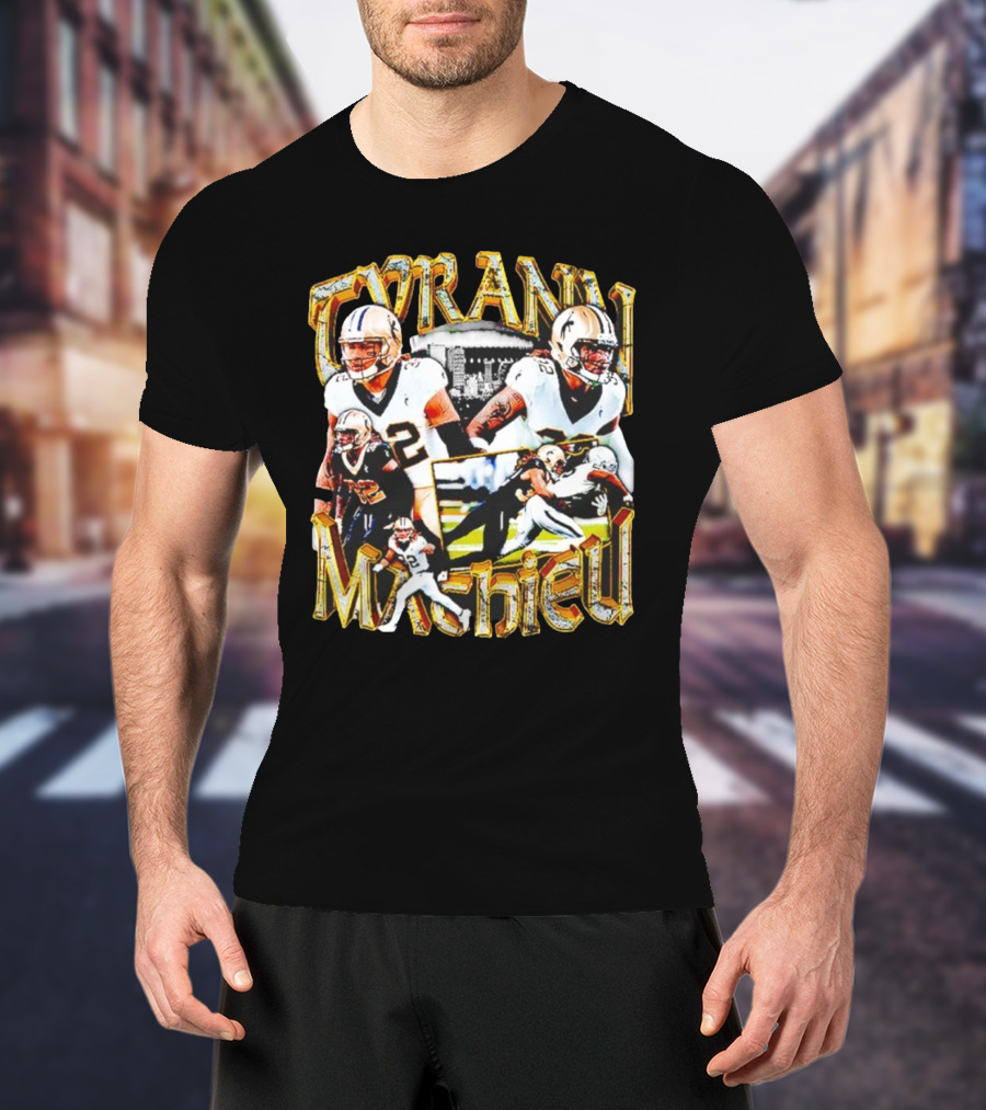 Tyrann Mathieu Football Legends New Orleans Dreams T-Shirt