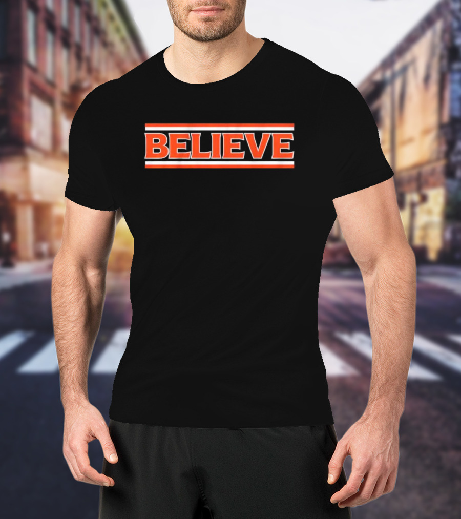 Cleveland Browns Believe Football T-Shirt