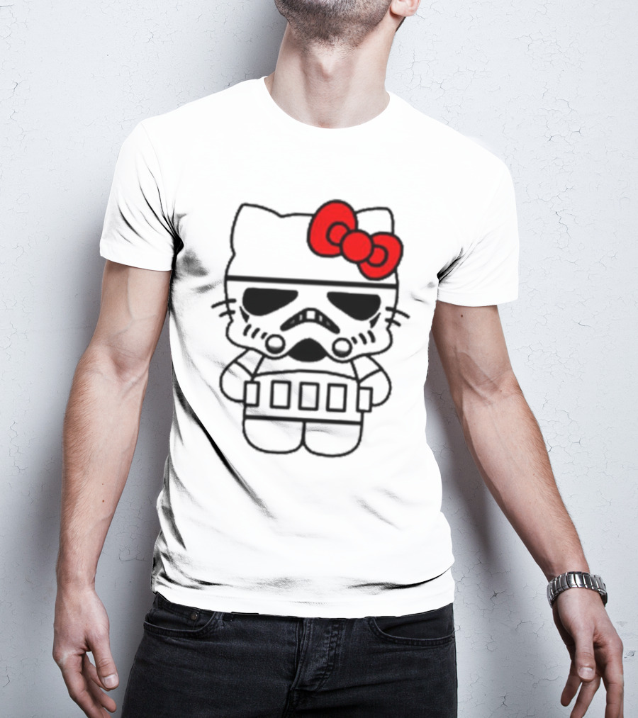 Hello Kitty Star Wars Stormtrooper Crossover T-Shirt