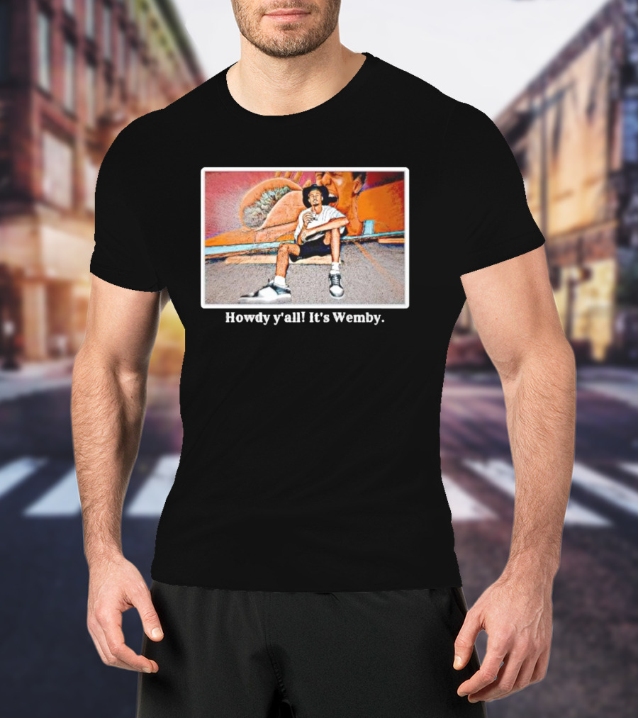 Howdy Y’all It’s Wemby Vintage Style Retro T-Shirt