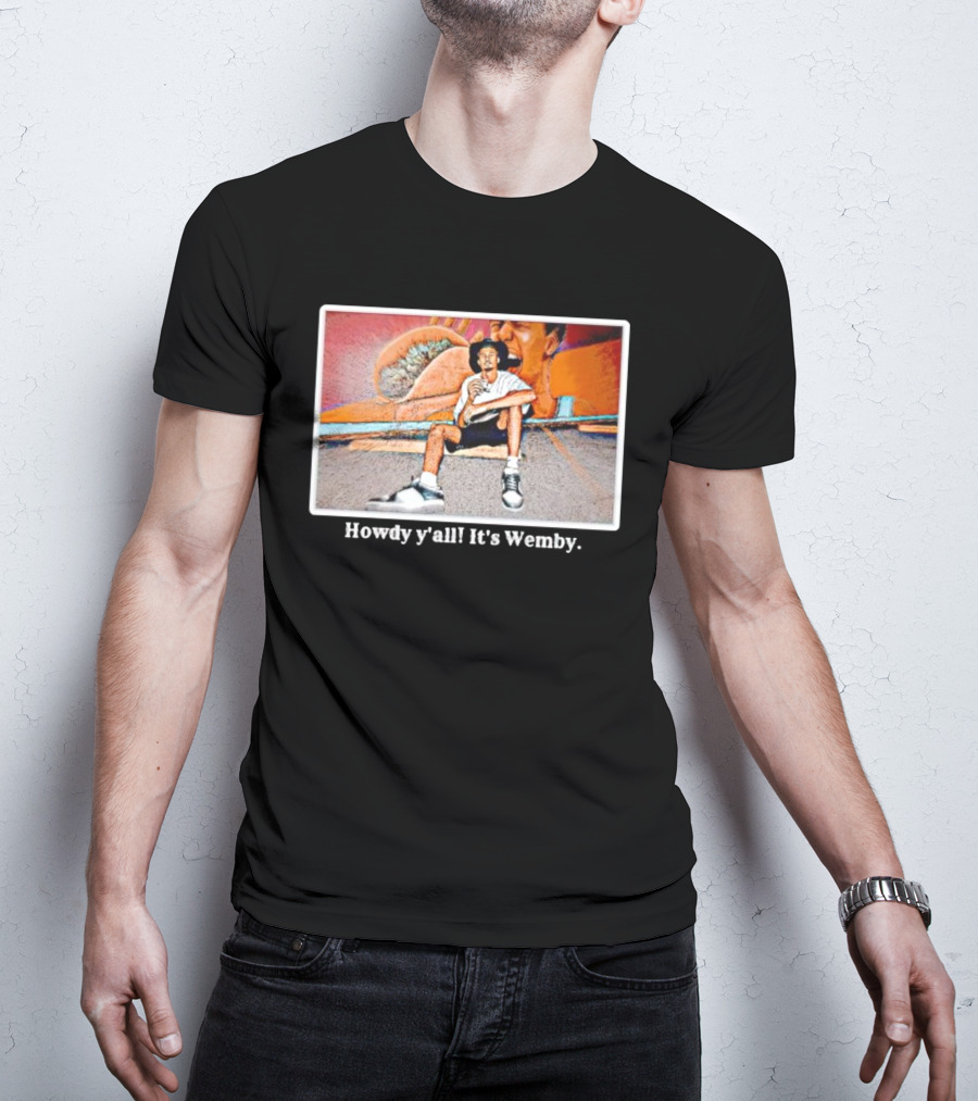 Howdy Y’all It’s Wemby Vintage Style Retro T-Shirt