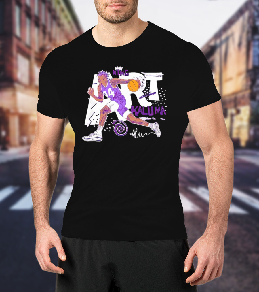 King Arthur Kaluma 14 Basketball Signature T-Shirt