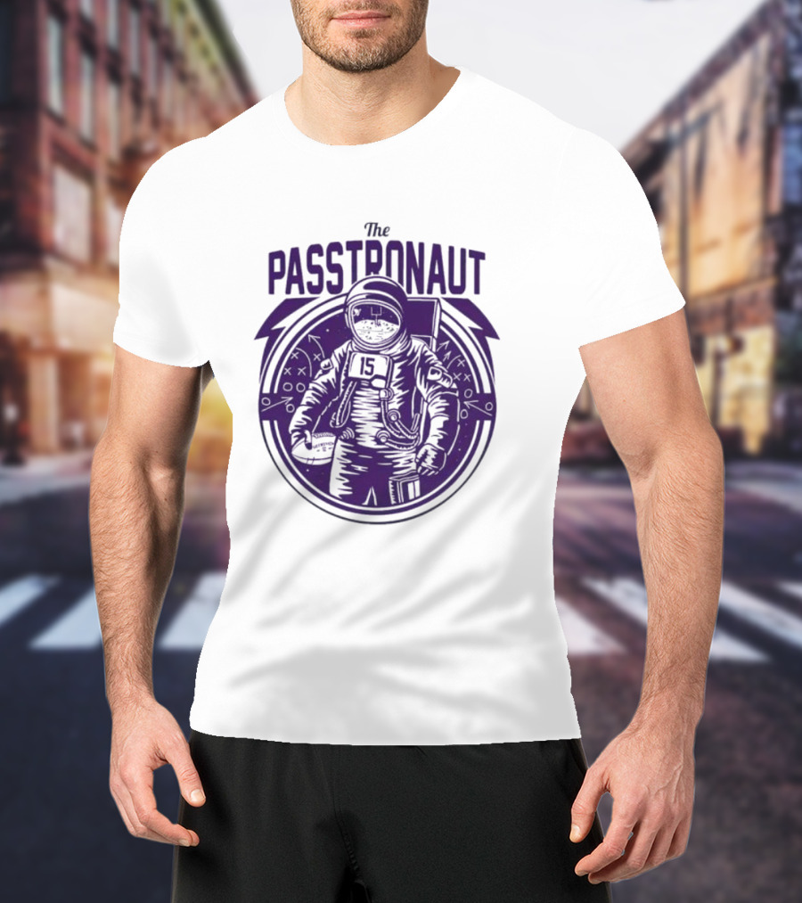 Minnesota Vikings The Passtronaut Astronaut Player Number 15 T-Shirt