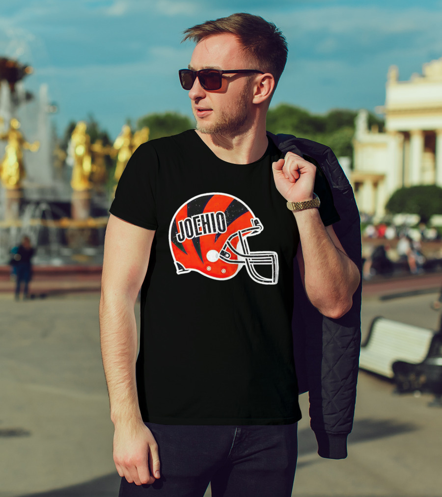 Cincinnati Bengals Joehio Football Helmet T-Shirt