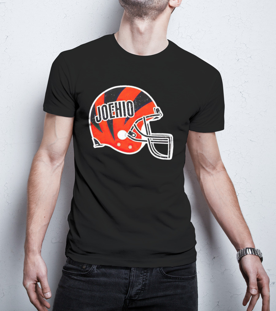 Cincinnati Bengals Joehio Football Helmet T-Shirt