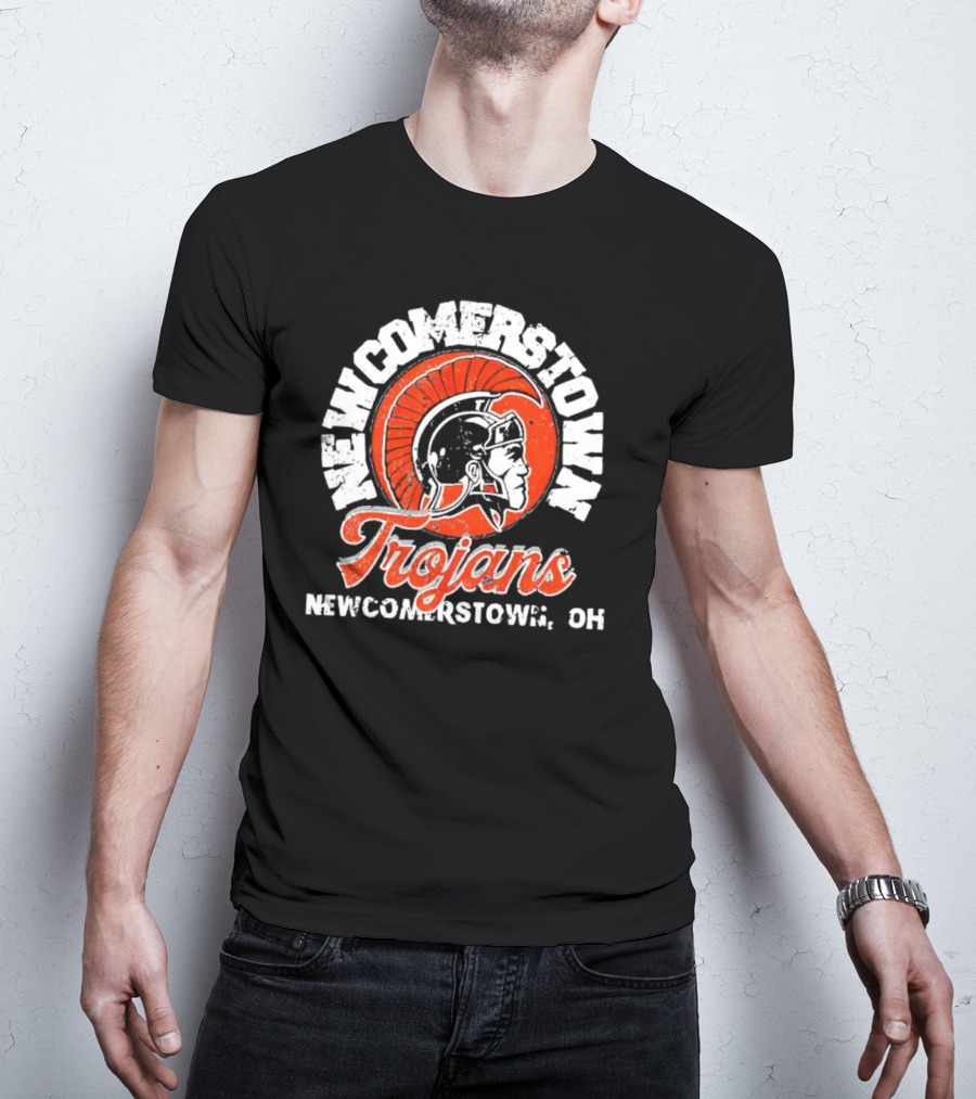 Newcomerstown Trojans Newcomerstown OH Helmet Emblem T-Shirt