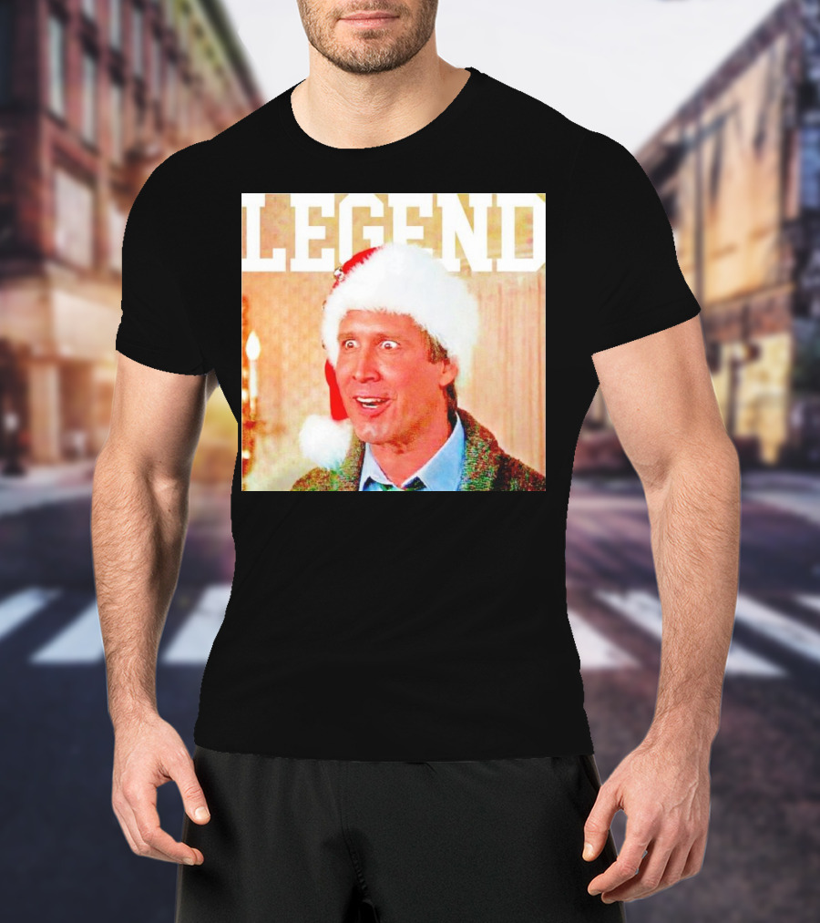 Legend Clark Griswold Santa Hat Iconic Movie Character T-Shirt