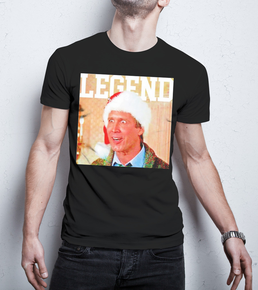 Legend Clark Griswold Santa Hat Iconic Movie Character T-Shirt