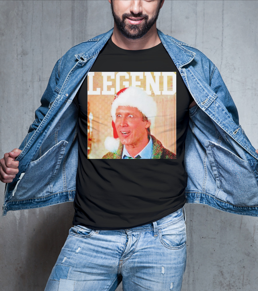 Legend Clark Griswold Santa Hat Iconic Movie Character T-Shirt