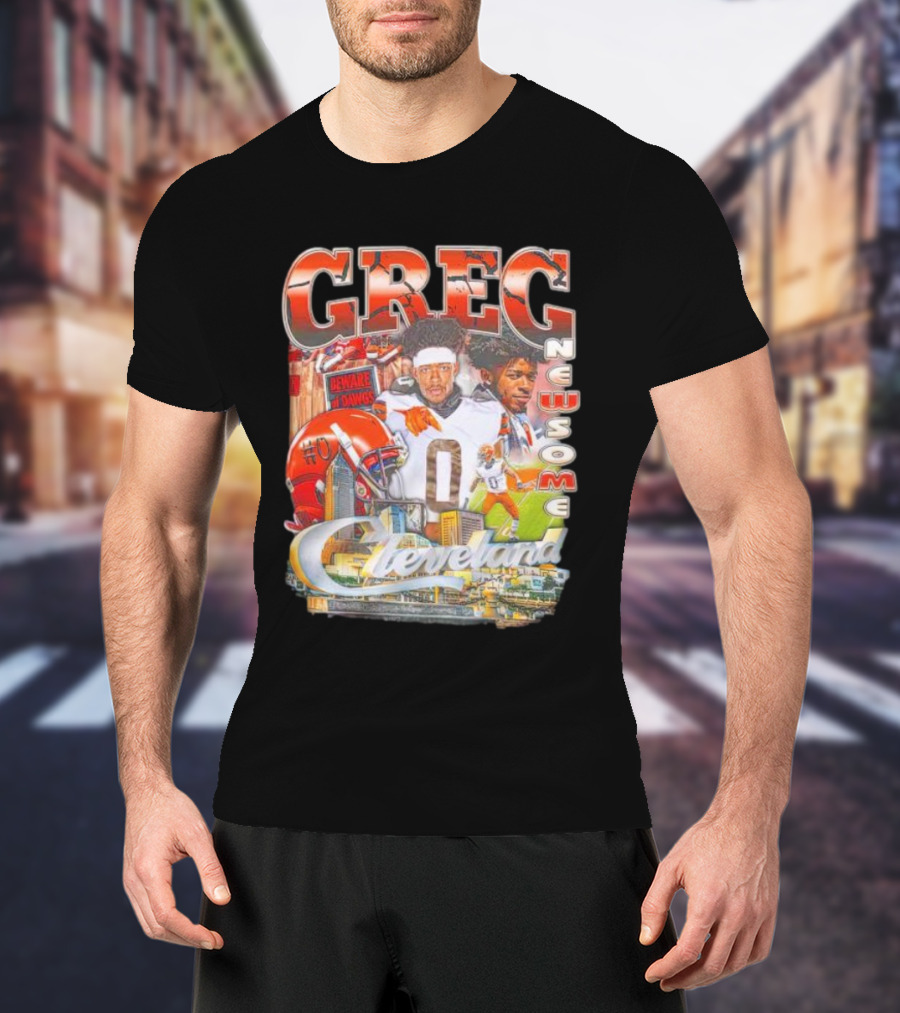 Greg Newsome II Cleveland Collage Beware Of Dawgs T-Shirt