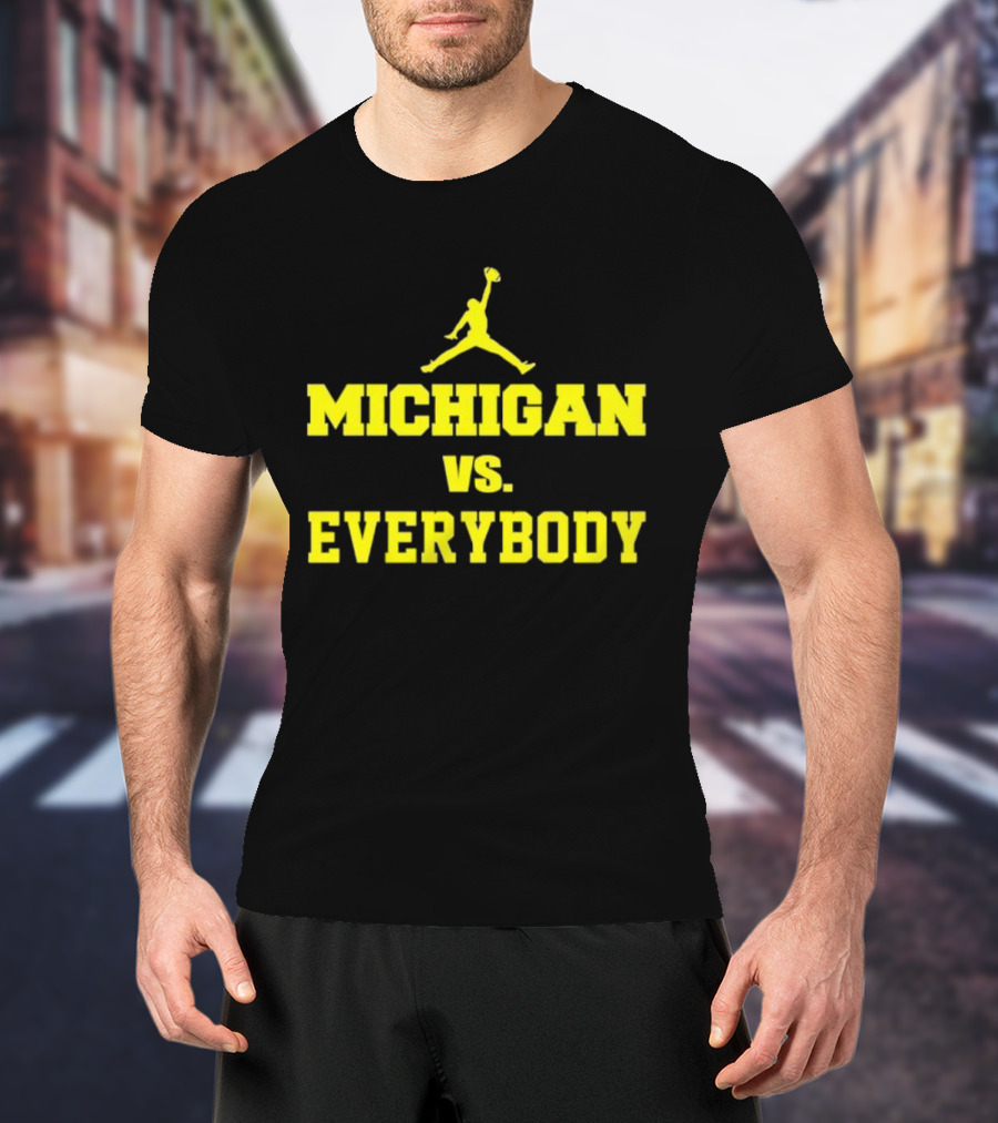 Michigan Vs Everybody Jumpman T-Shirt