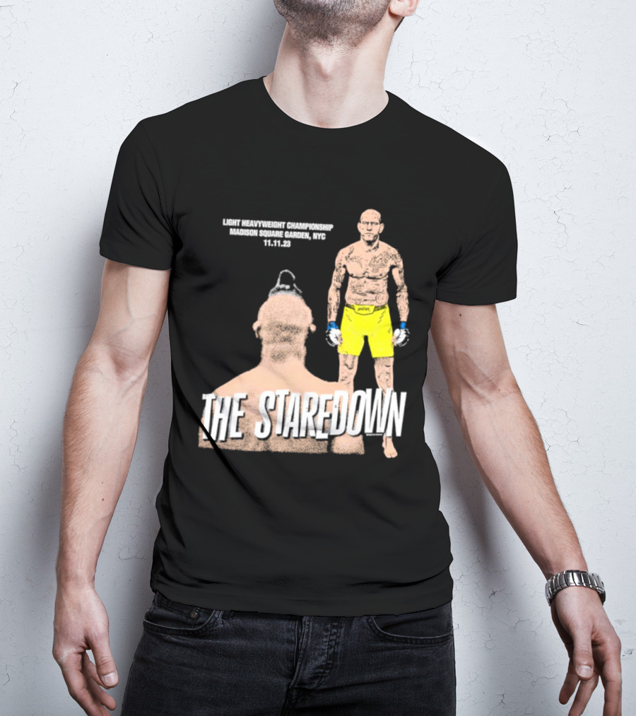 Light Heavyweight Championship The Staredown Madison Square Garden NYC 11.11.23 T-Shirt