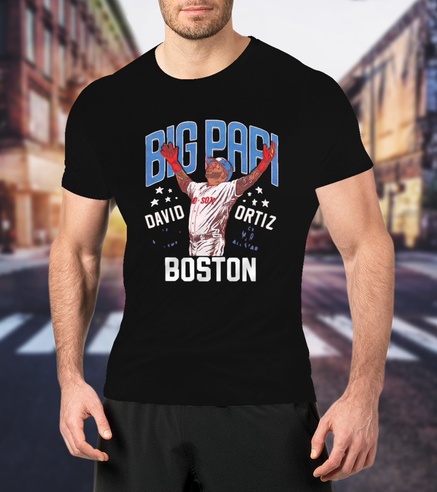 Big Papi David Ortiz Boston Red Sox All-Star Legend T-Shirt