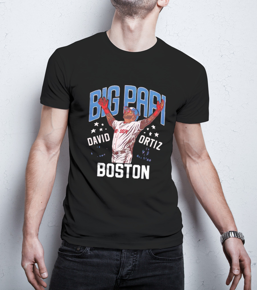 Big Papi David Ortiz Boston Red Sox All-Star Legend T-Shirt