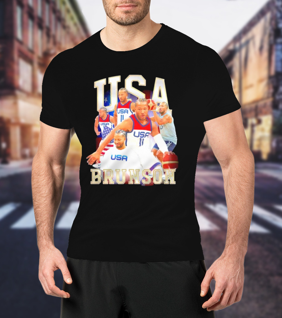 USA Brunson Basketball FIBA T-Shirt