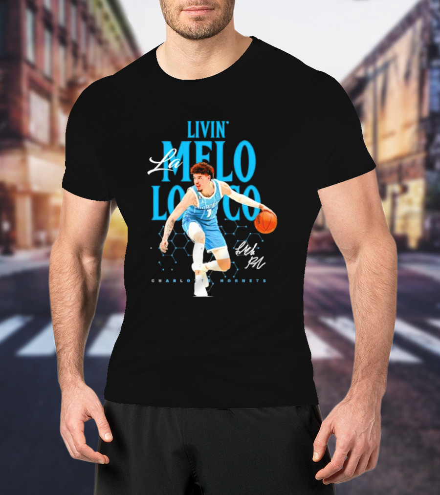 Livin' La Melo Loco Charlotte Hornets Signature T-Shirt