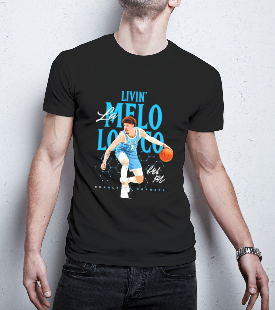 Livin' La Melo Loco Charlotte Hornets Signature T-Shirt