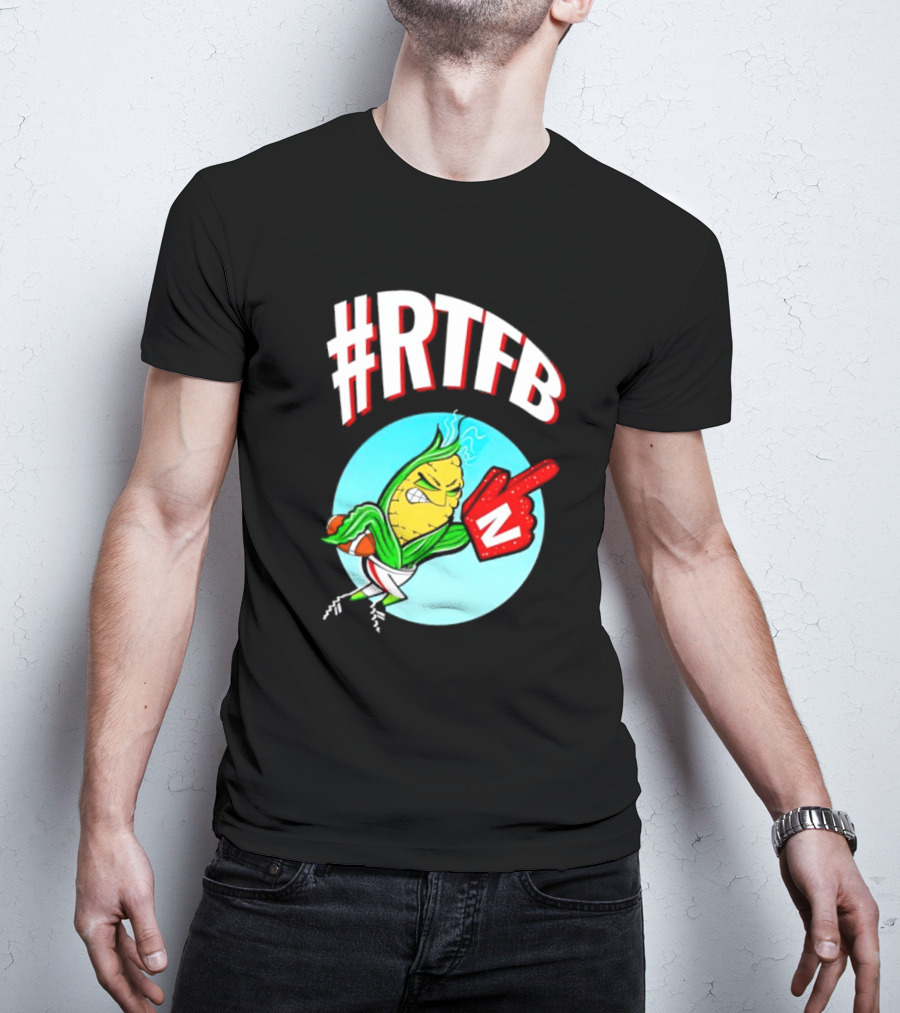 RTFB Nebraska Cobby Corn Football T-Shirt