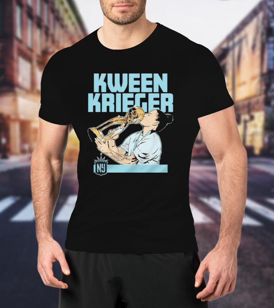 NY GOTHAM FC Kween Krieger Trophy Moment T-Shirt