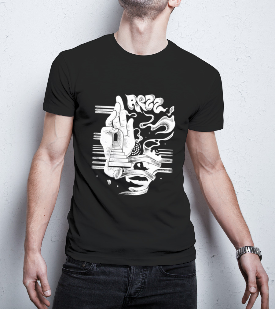 Rezz Perception Hand Staircase And Psychedelic Elements T-Shirt