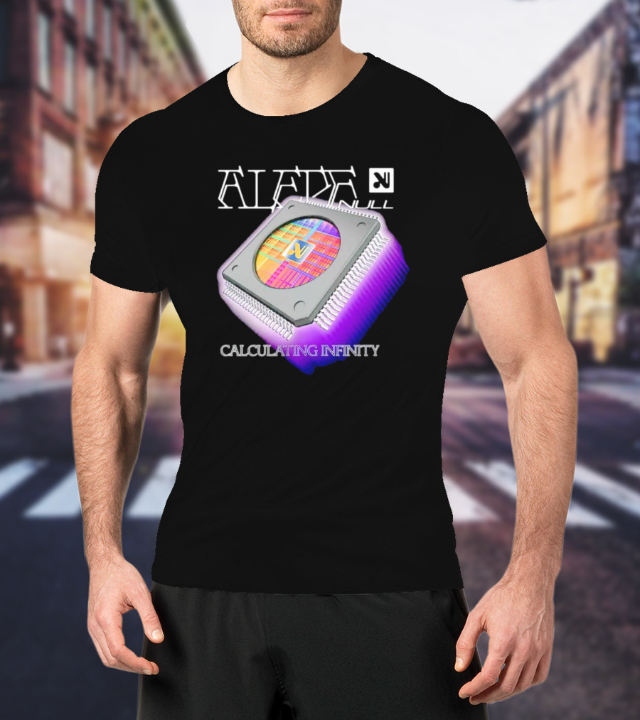 Aleph Null Calculating Infinity With Chip T-Shirt