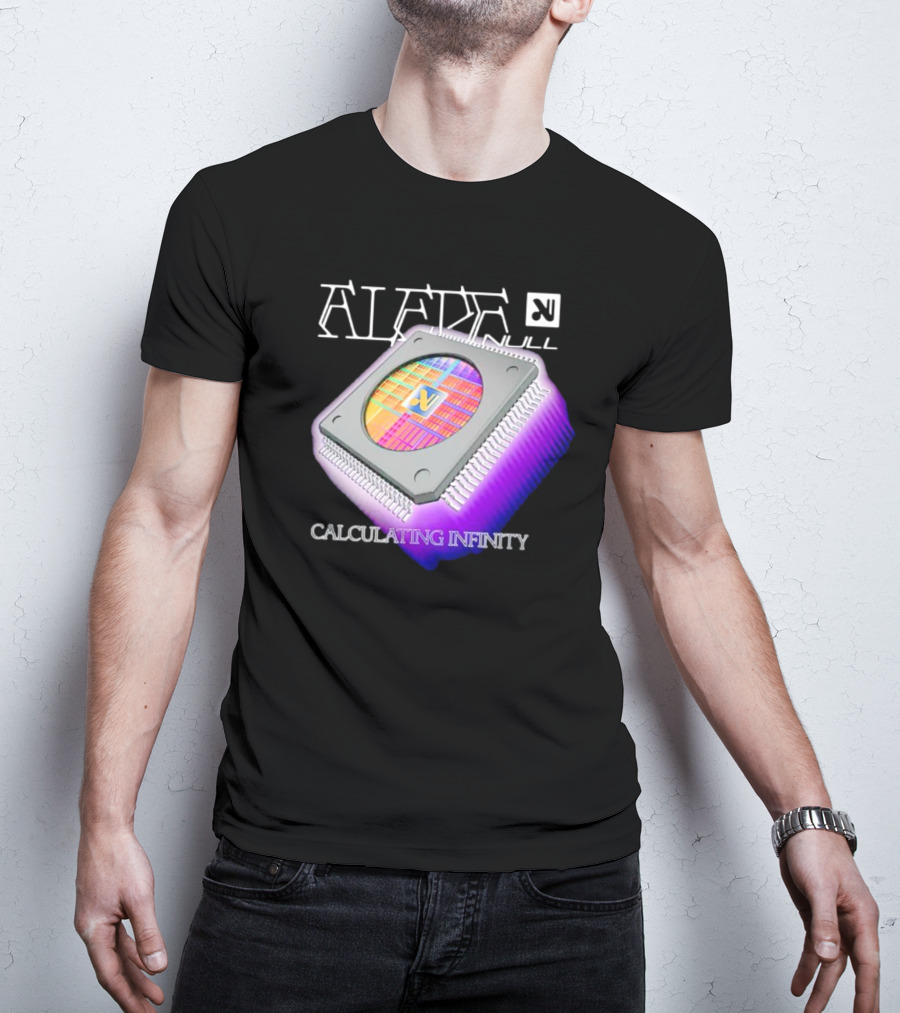 Aleph Null Calculating Infinity With Chip T-Shirt