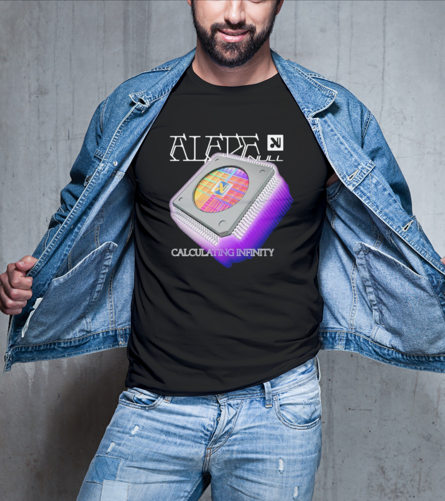 Aleph Null Calculating Infinity With Chip T-Shirt