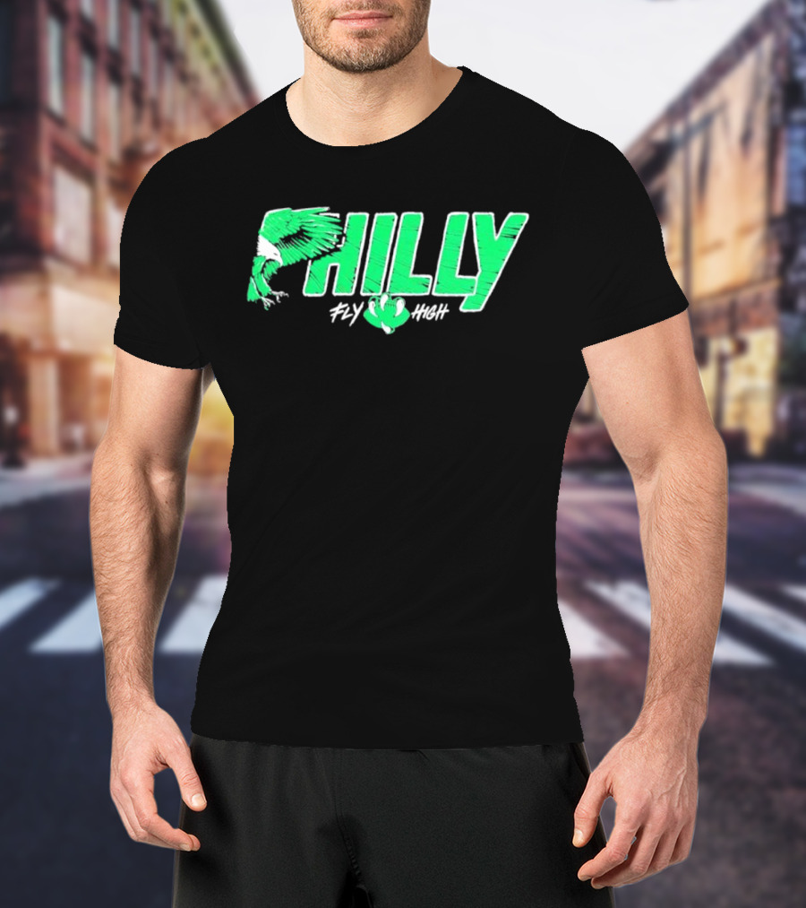 Philly Fly High Football Eagle T-Shirt