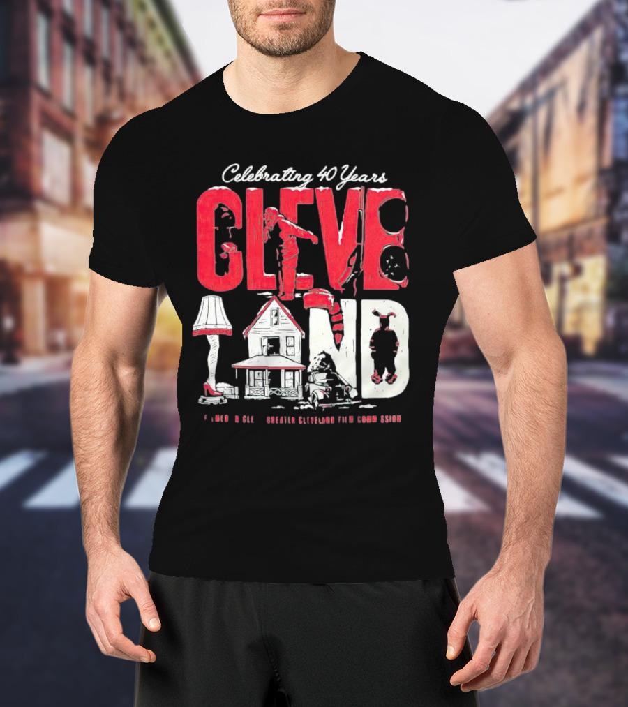Celebrating 40 Years Cleveland Greater Cleveland Film Commission T-Shirt