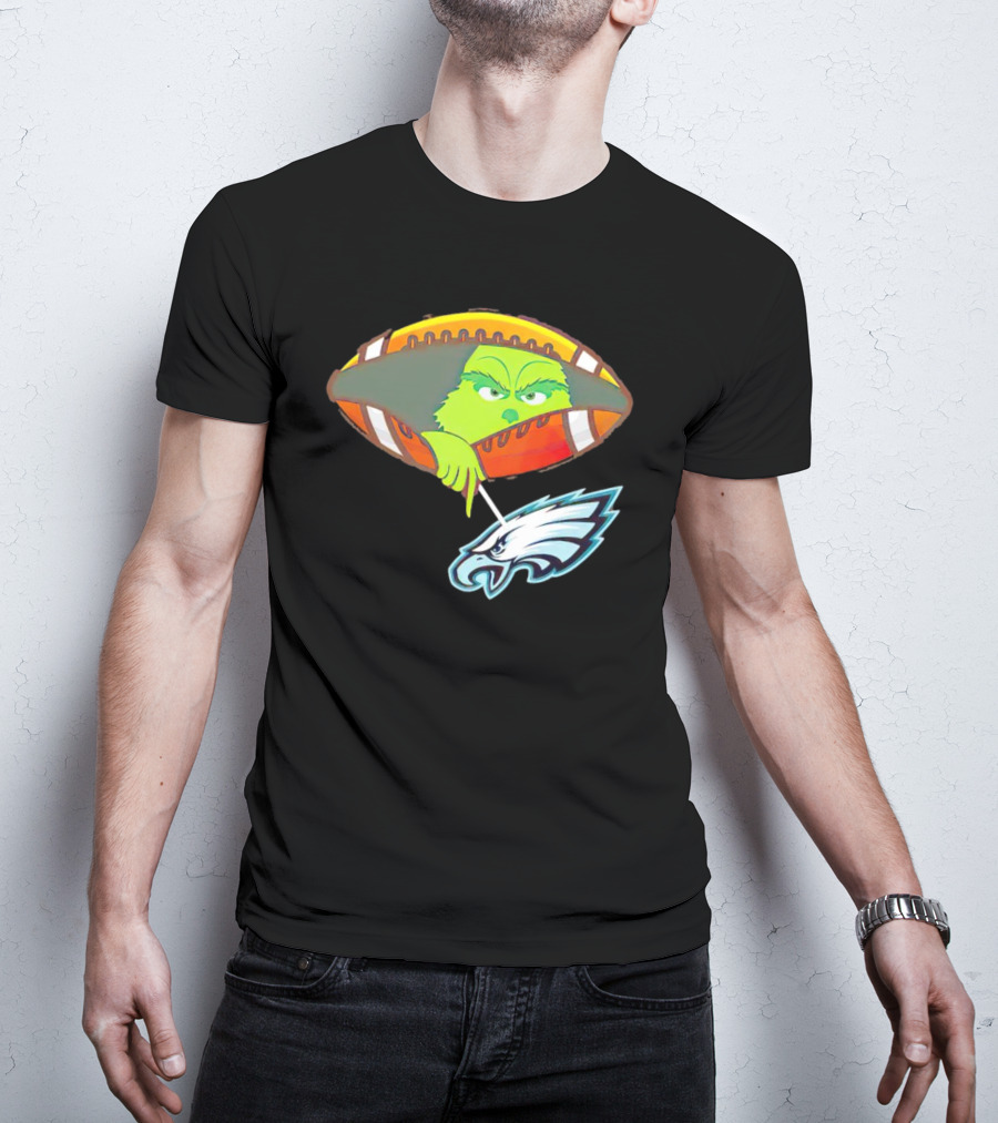 Grinch Ew Philadelphia Eagles Football T-Shirt