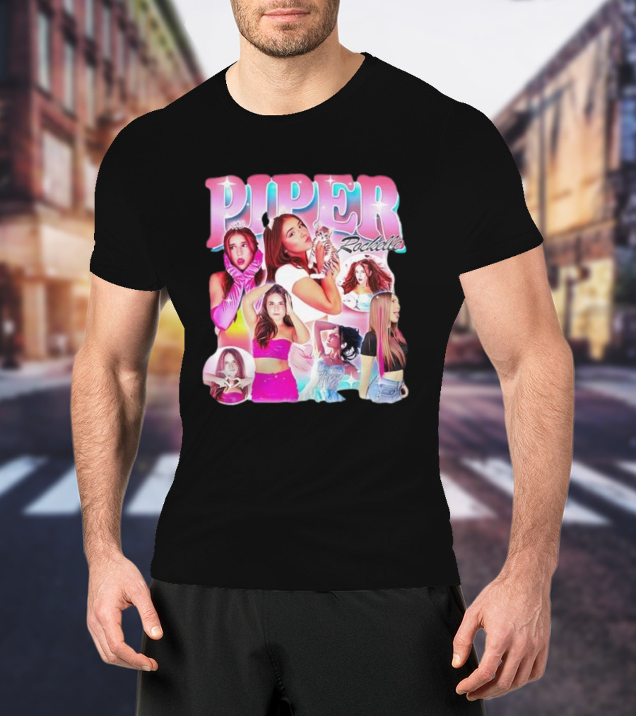 Piper Rockelle Glamorous Fashion Collage With Cat And Friends T-Shirt
