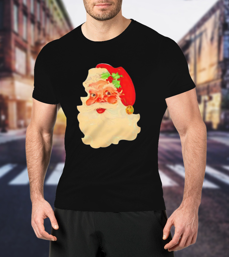 Santa Claus Vintage 1960s Christmas Nostalgia T-Shirt