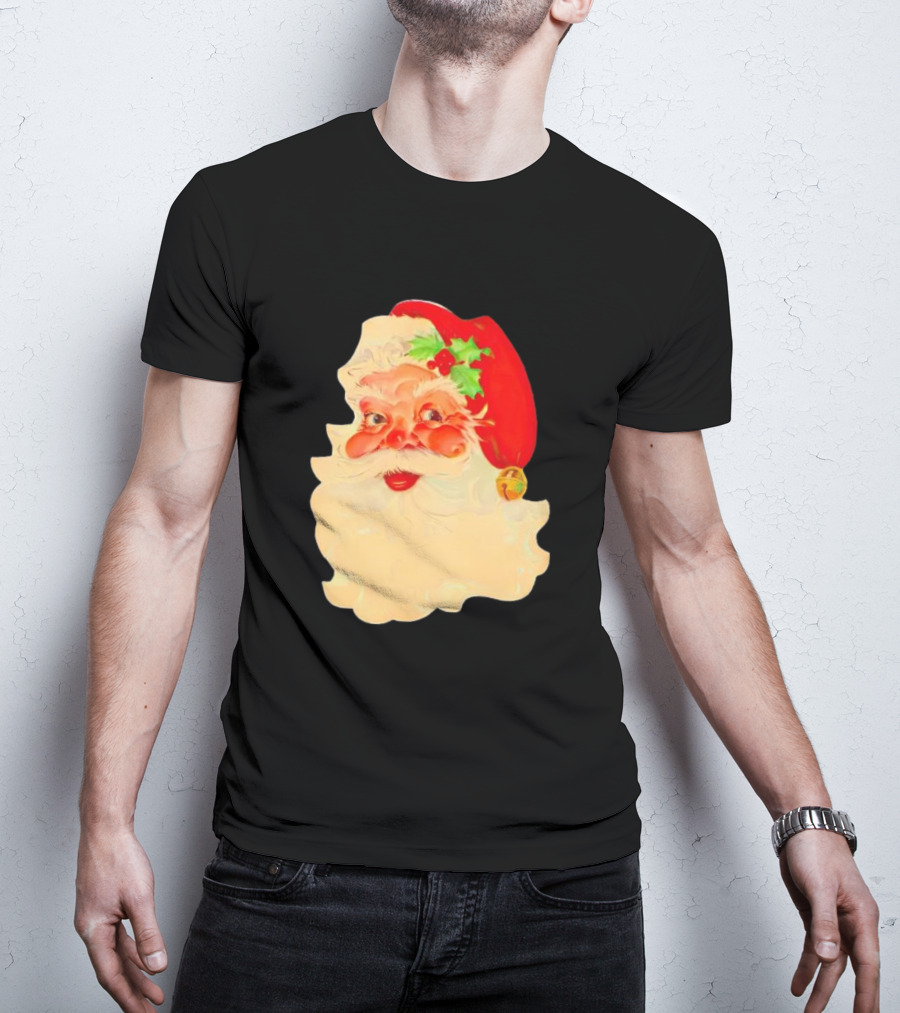 Santa Claus Vintage 1960s Christmas Nostalgia T-Shirt
