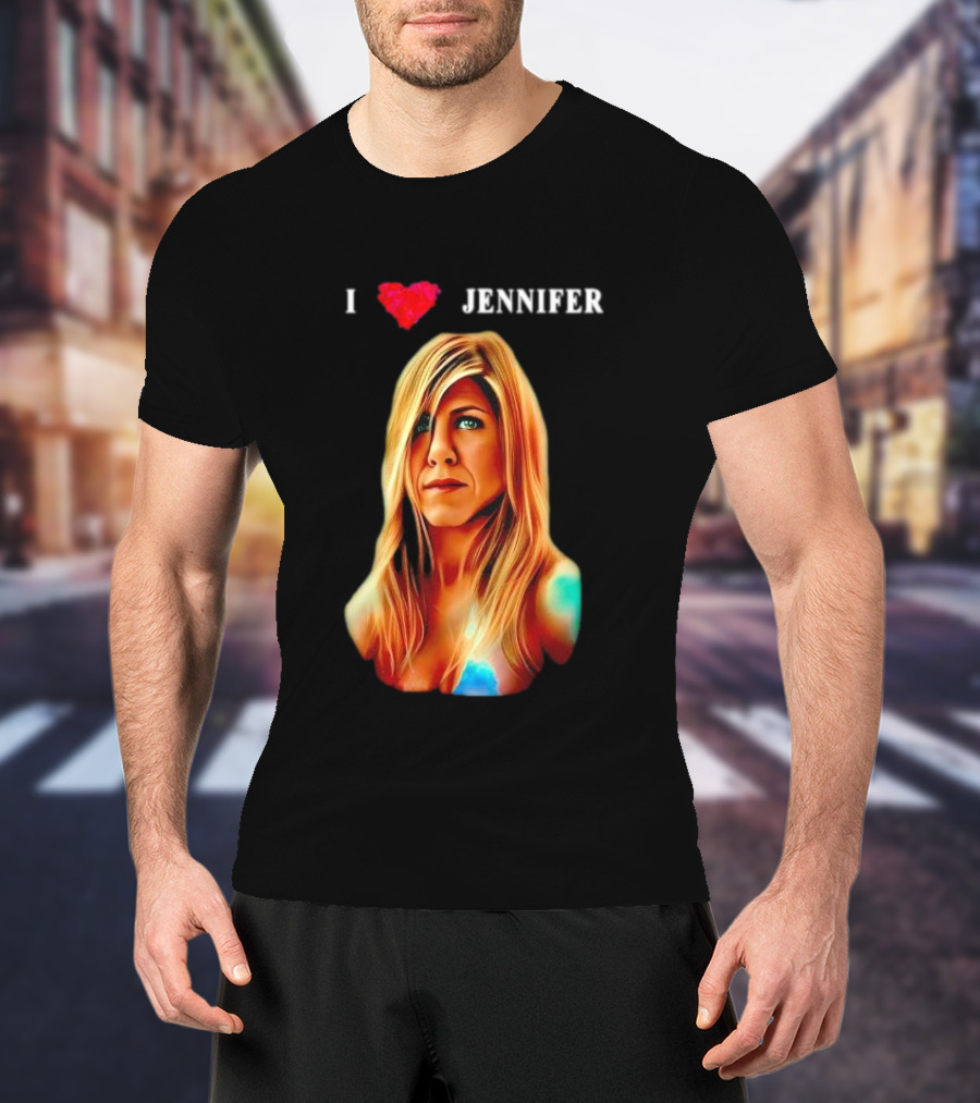 I Love Jennifer Iconic Fan Tribute Heart T-Shirt