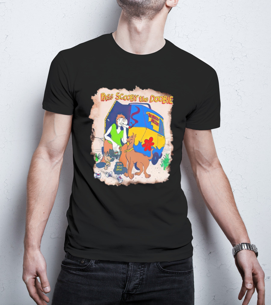 Scooby-Doo The Mystery Machine Pass Scooby The Doobie T-Shirt