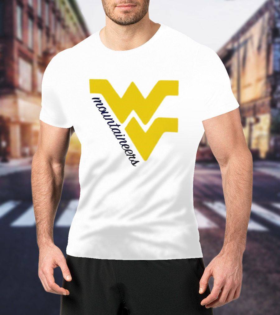 WVU Mountaineers Yellow WV T-Shirt