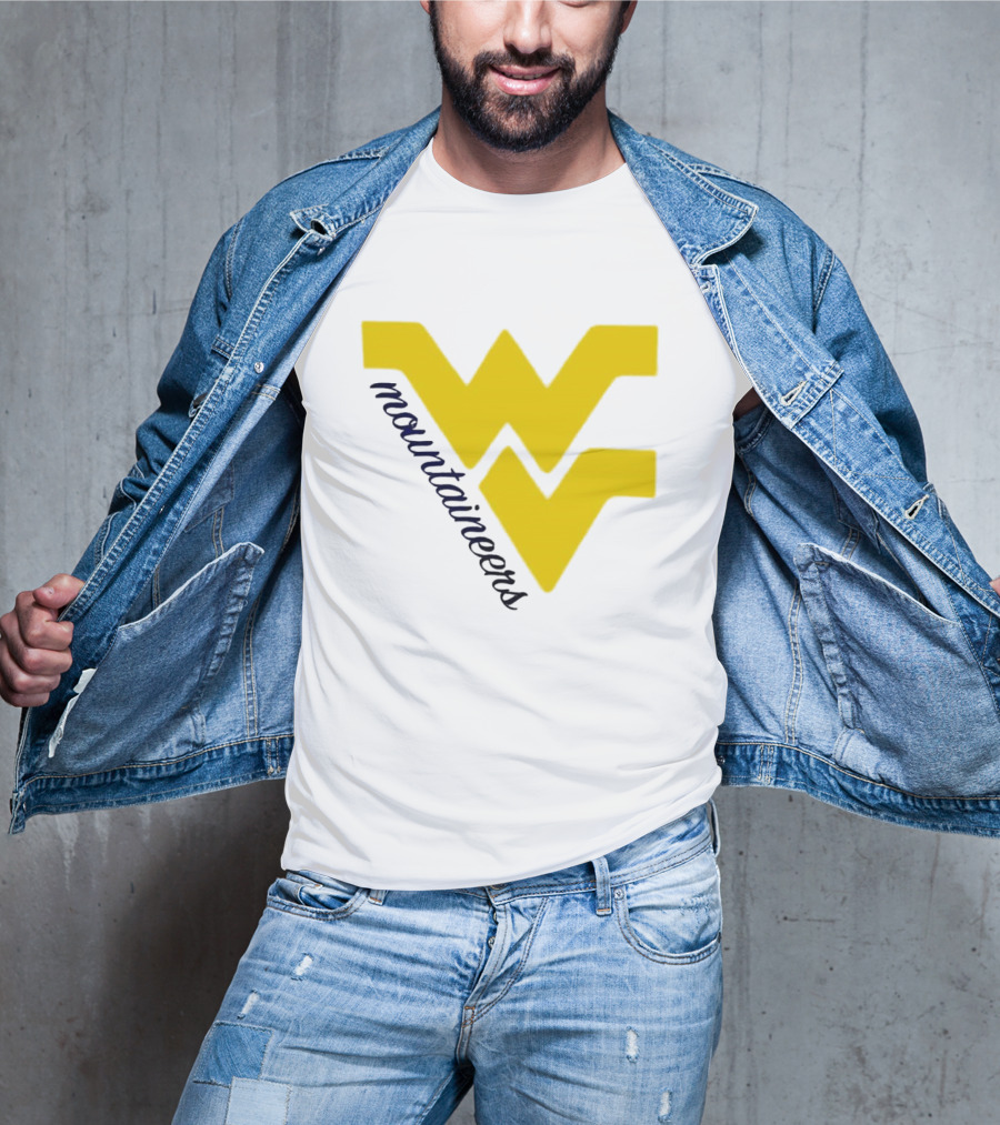 WVU Mountaineers Yellow WV T-Shirt