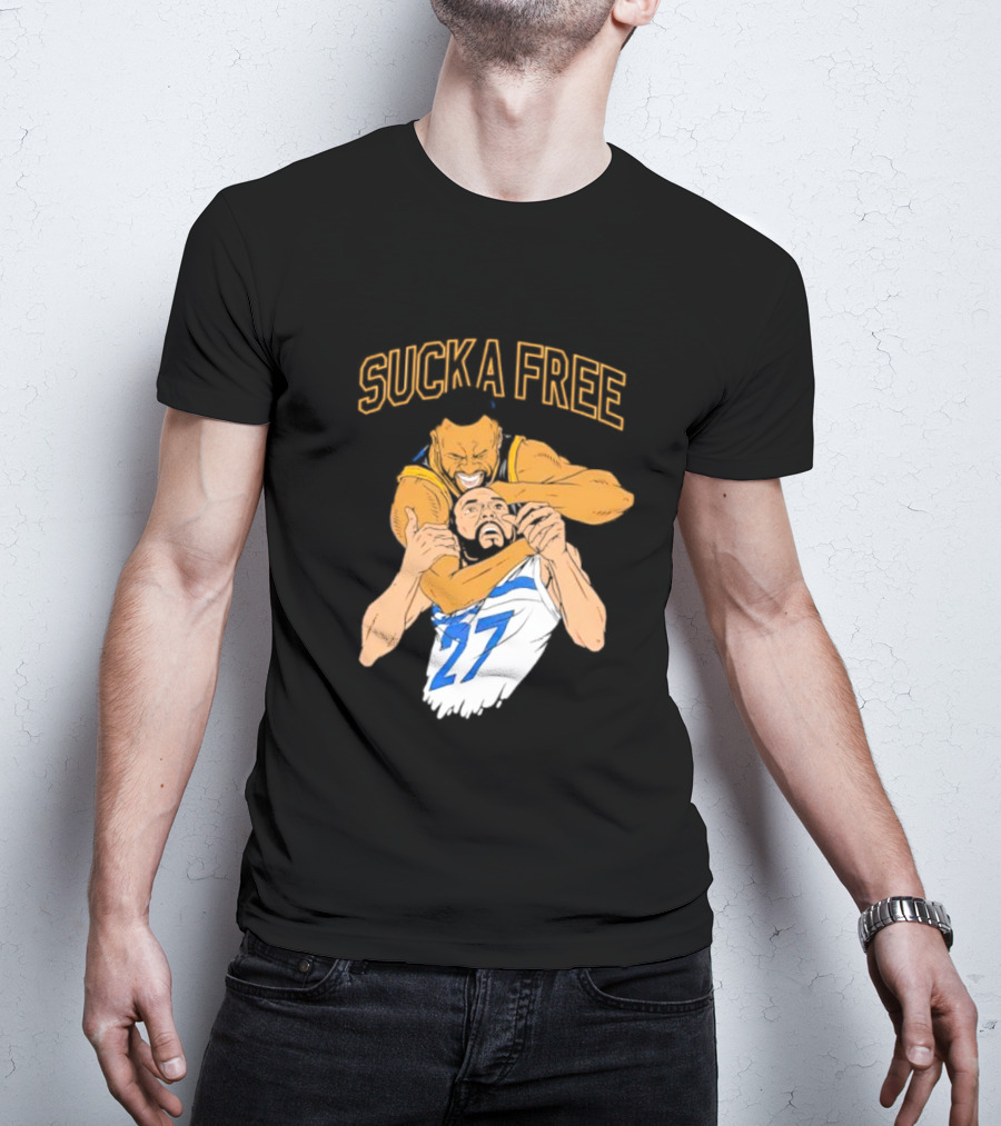 SUCKA FREE Dray Physical Play Basketball Meme T-Shirt