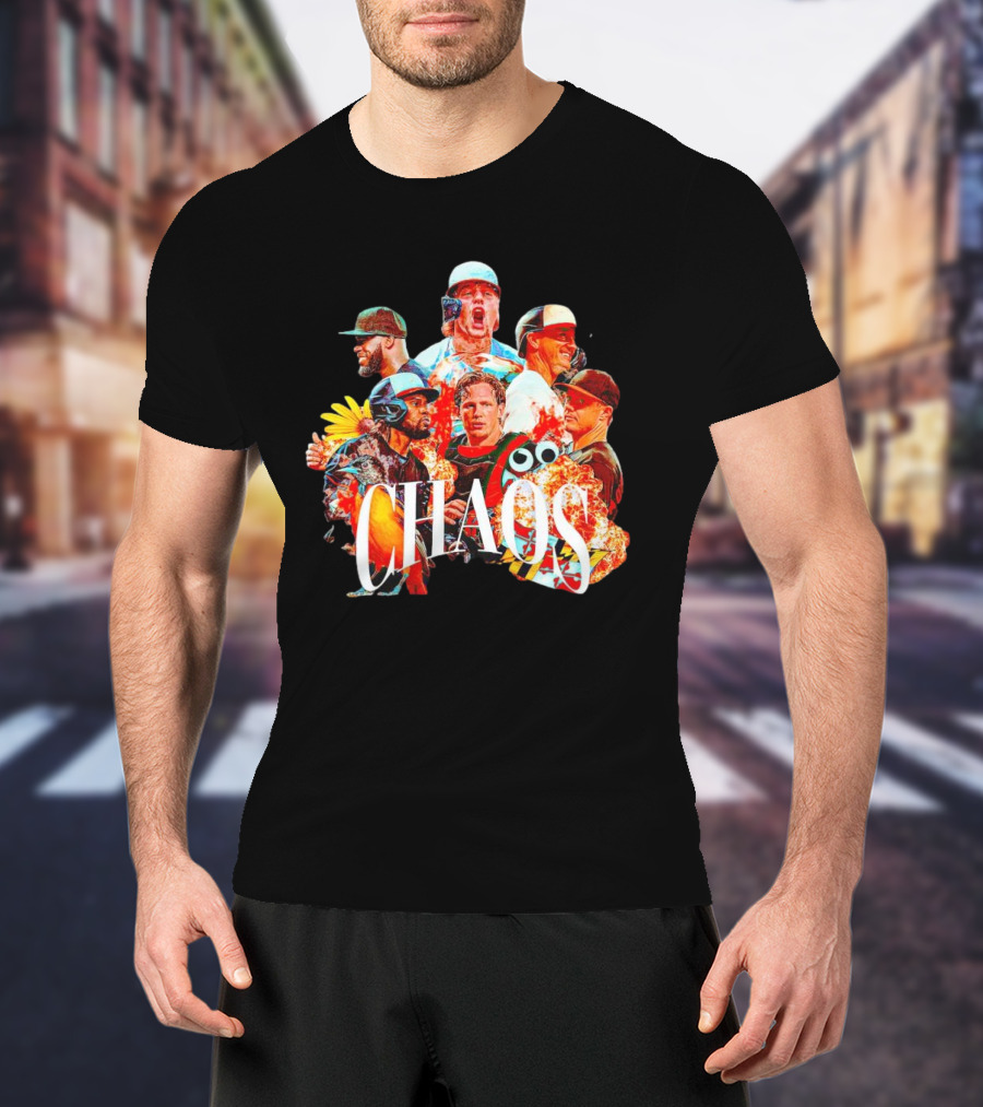 CHAOS Baltimore Orioles Baseball Players Action Collage T-Shirt