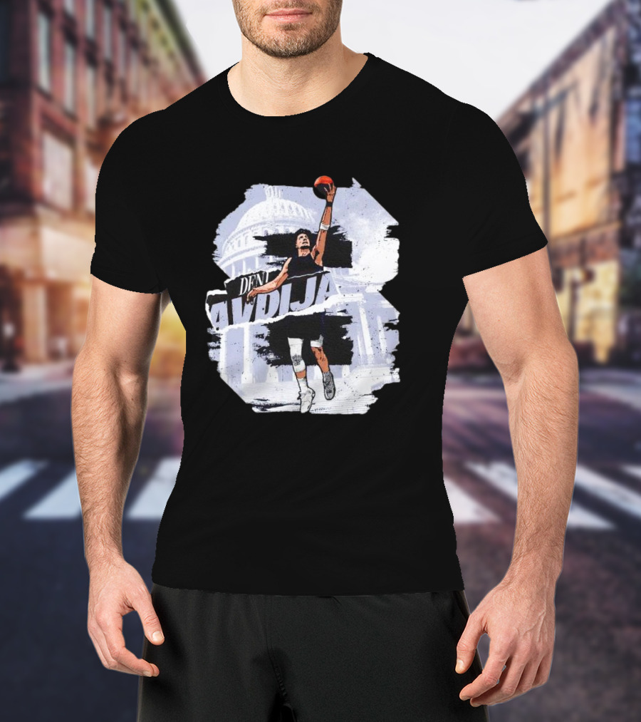 Deni Avdija Basketball Washington Capitol T-Shirt
