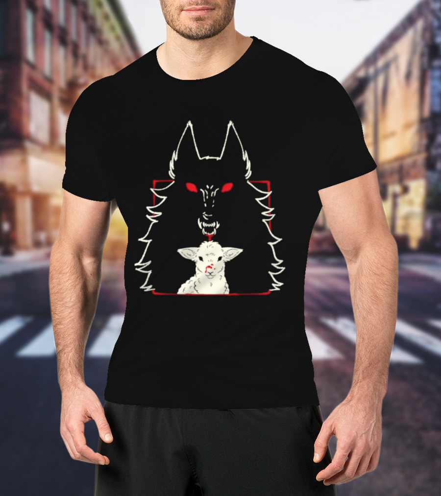 Duplicity By Morsusmania Wolf And Lamb Duality T-Shirt