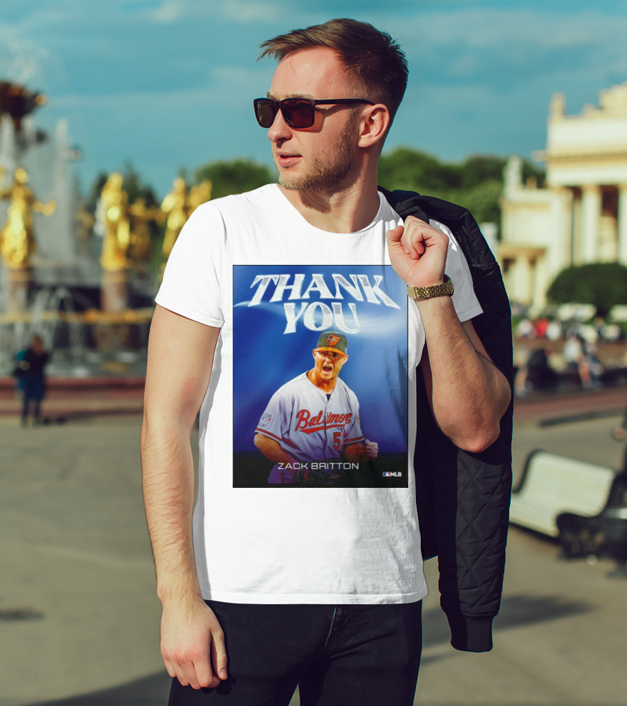 Zack Britton Baltimore Orioles Thank You MLB T-Shirt