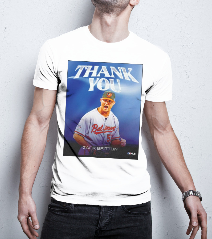 Zack Britton Baltimore Orioles Thank You MLB T-Shirt