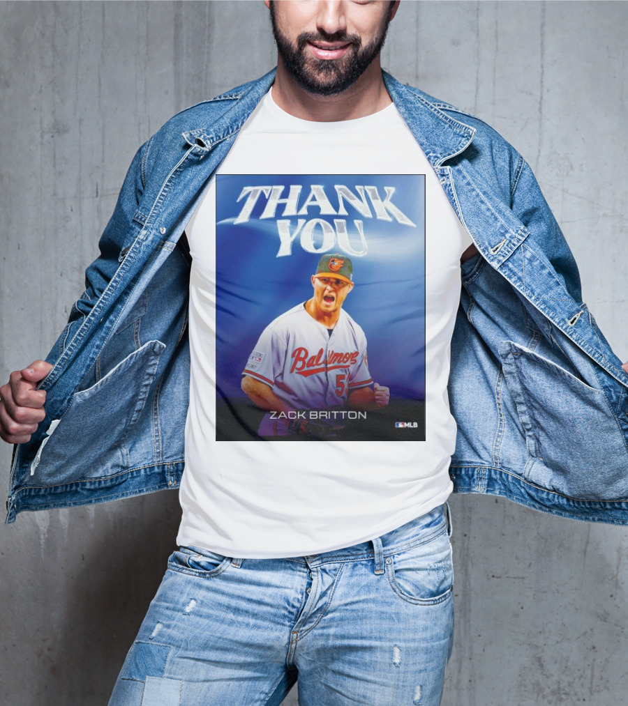 Zack Britton Baltimore Orioles Thank You MLB T-Shirt