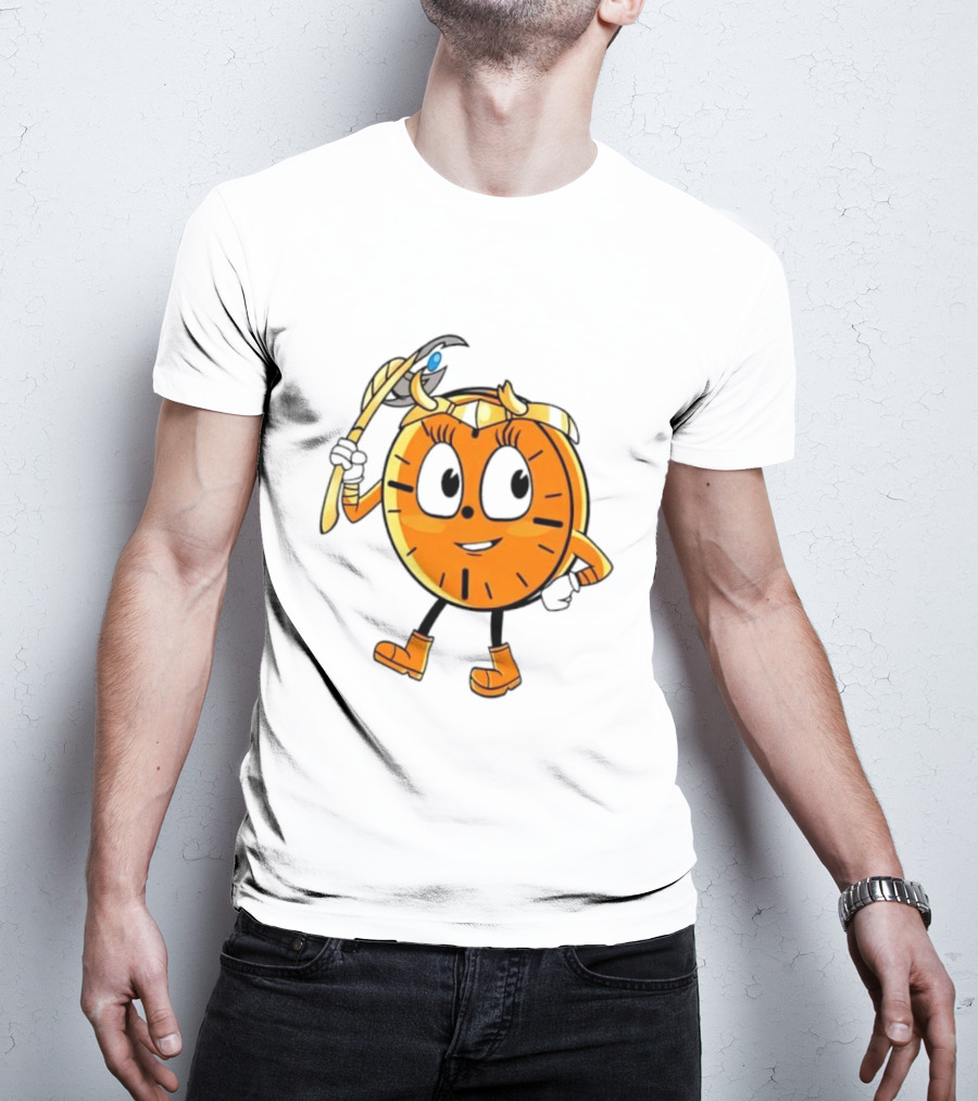 Time For Glorious Purpose Clock Character With Scepter T-Shirt