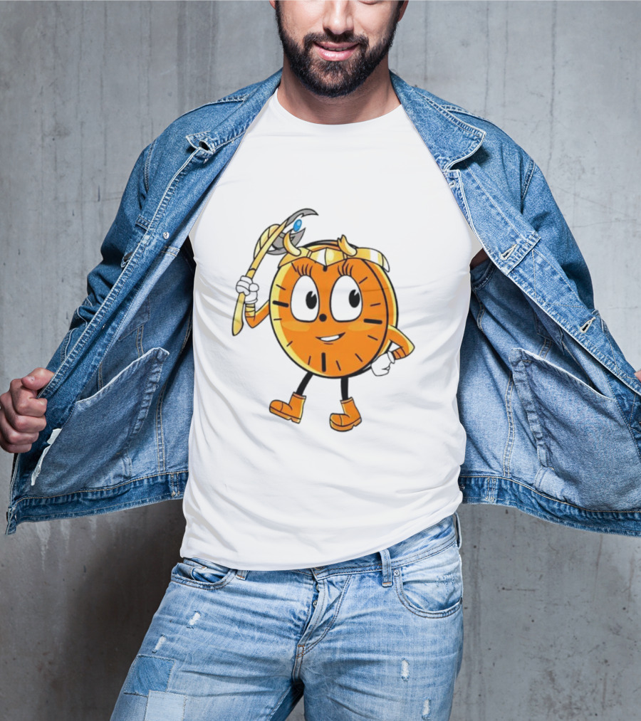 Time For Glorious Purpose Clock Character With Scepter T-Shirt