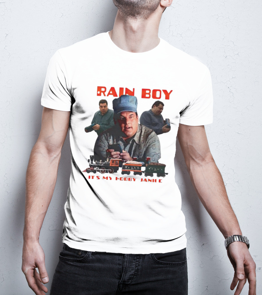 Tony Soprano Train Boy It's My Hobby Janice T-Shirt